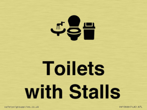 Toilets: Stalls and Wash Basin with Sanitary Bin